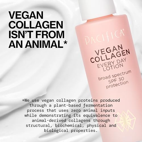 Pacifica Beauty Vegan Collagen SPF 30 Broad Spectrum Sunscreen Every Day Face Lotion, UVA/UVB Protection for All Skin Types, Lightweight, Moisturizing & Hydrating, Cruelty Free, White, 1.7 Fl Oz - Image 7