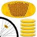 6 pièces vélo Rayons catadioptre Rayons réflecteurs Rayons Yeux de Chat réflecteurs pour vélo de Route VTT Trekking vélo et vélo pour Enfants