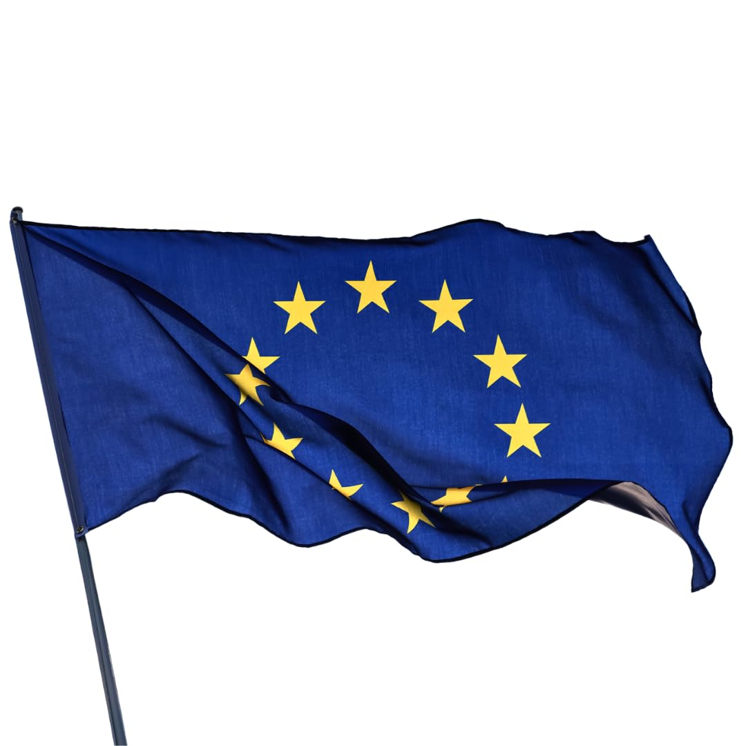 European 2024 World Cup International Flags - 90x150 cm - with Pole Loop - Flag (Europe, 90x150cm)