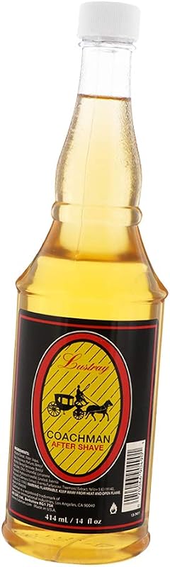 Clubman Lustray Coachman Loção Pós-Barba, fragrância cítrica, 420 mL