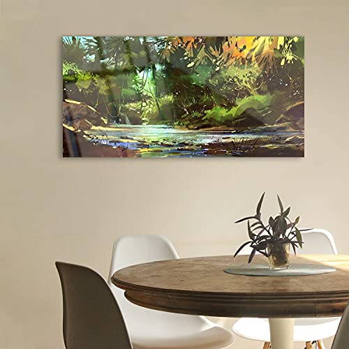 Tableau Jungle Tropics Forest Acrylique 100x50cm Anti-Reflet - 3