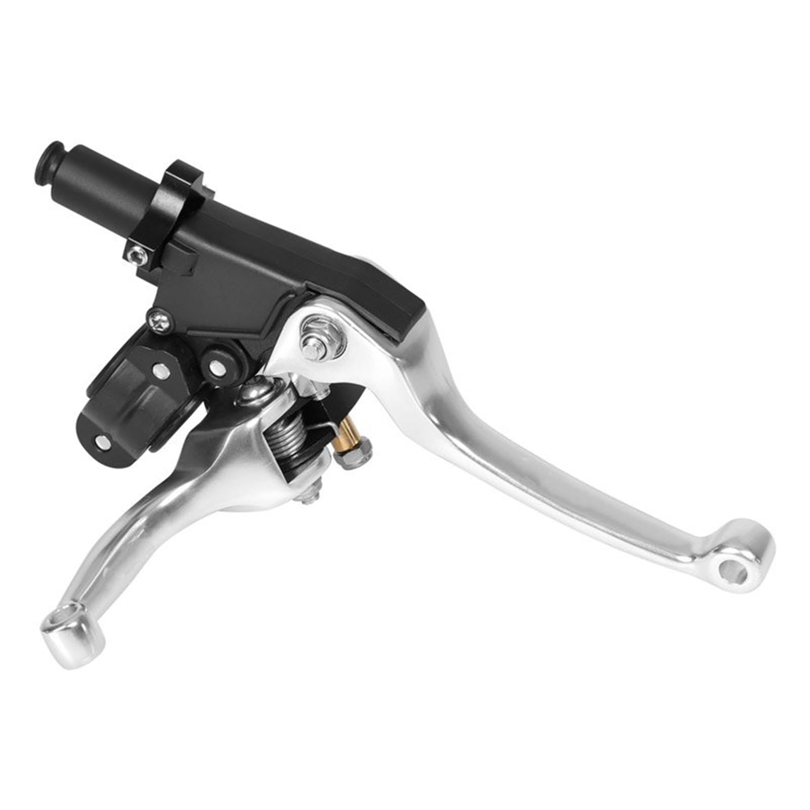 Tingyus Silver Motorbike Brake Lever Motorcycle Cnc Clutch Asv Folding Brake Lever Set Pit Dirt Bike Atv Quad Motocross(Silver)