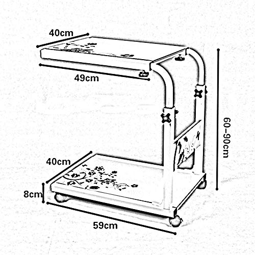 Table de bureau pliante MU petit espace support ordinateur portable lit et canapé - 4