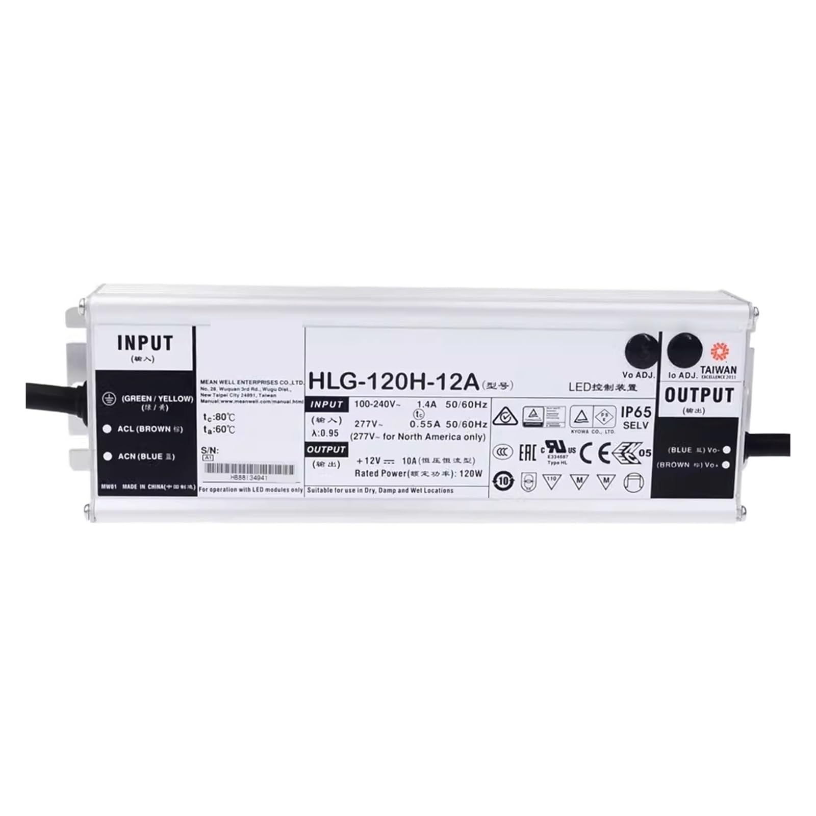 JJKKOZVQF HLG-120H-12A HLG-120H-15A HLG-120H-24A HLG-120H-36A HLG-120H-54A HLG-120H-20B HLG-120H-24B LED HLG-120H(HLG-120H-15A)