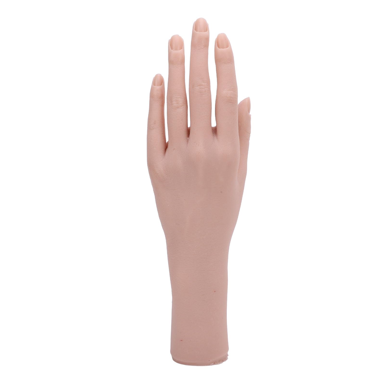 Modello Realistico di Mano Femminile in Silicone, Manichino Protesico Pieghevole Ed Elastico Riutilizzabile con Dita Flessibili per Oggetti di Scena per Nail Art, Programmi TV e