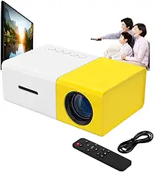 Mini Projetor Portátil YG300 HDMI USB Suporte 1080p Full HD para Filmes Jogos e Séries Compatível com TV Notebook Cinema em Casa