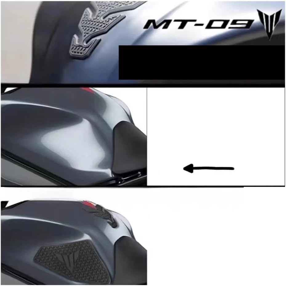 Motorcycle Tank Pad for MT09 MT-09 SP MT 09 2021 2022 2023 Motorcycle Accessories Side Fuel Tank Stickers Pad Tank Decal