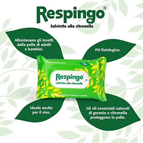 Respingo, Salviette alla Citronella, Allontanano