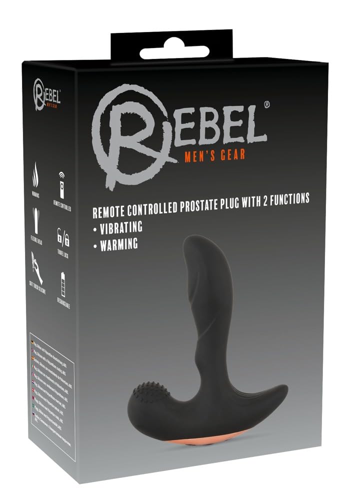 Rebel Rebel RC Prostate Plug 2 funzioni Nero/Oro Rosa