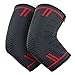 Produktbild Kuangmi Ellenbogenbandage für Sport, Tennis, Golfellbogen, Schmerzlinderung, Arthritis, Verletzungen Recovery Blue (Paar) Large