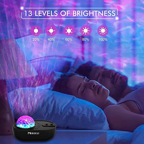 Star Projector, 3 In 1 Galaxy Night Light Projector With Remote Control, Bluetooth Music Speaker & 5 White Noises For Bedroom/Party/Home Decor, Timing Sky Starry Projector For Kids & Adults #TOP6