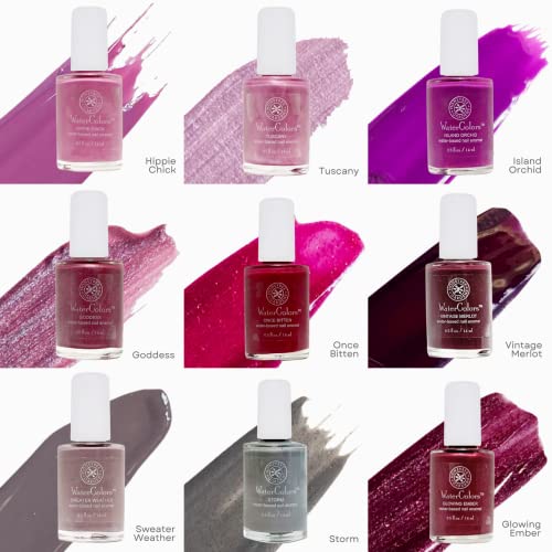Honeybee Gardens Water-Based Nail Enamel: Eco-Friendly, Odorless & Vibrant - Fairy Dust - Slight Iridescence & Slight Shimmer Frosted Pink, Slightly Sheer, 0.5 Fl Oz #TOP5