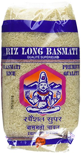 Riz du Monde Riz Long Basmati Bouddha, 2 x 2kg Cover