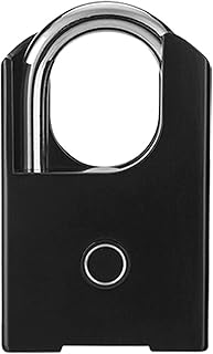 Fingerprint Padlock, Smart Waterproof Electronic Padlock with APP Unlock USB Charging Fingerprint Rustproof Padlock,Suitable for Gym, Door, Luggage, Suitcase, Backpack, Bike, Office