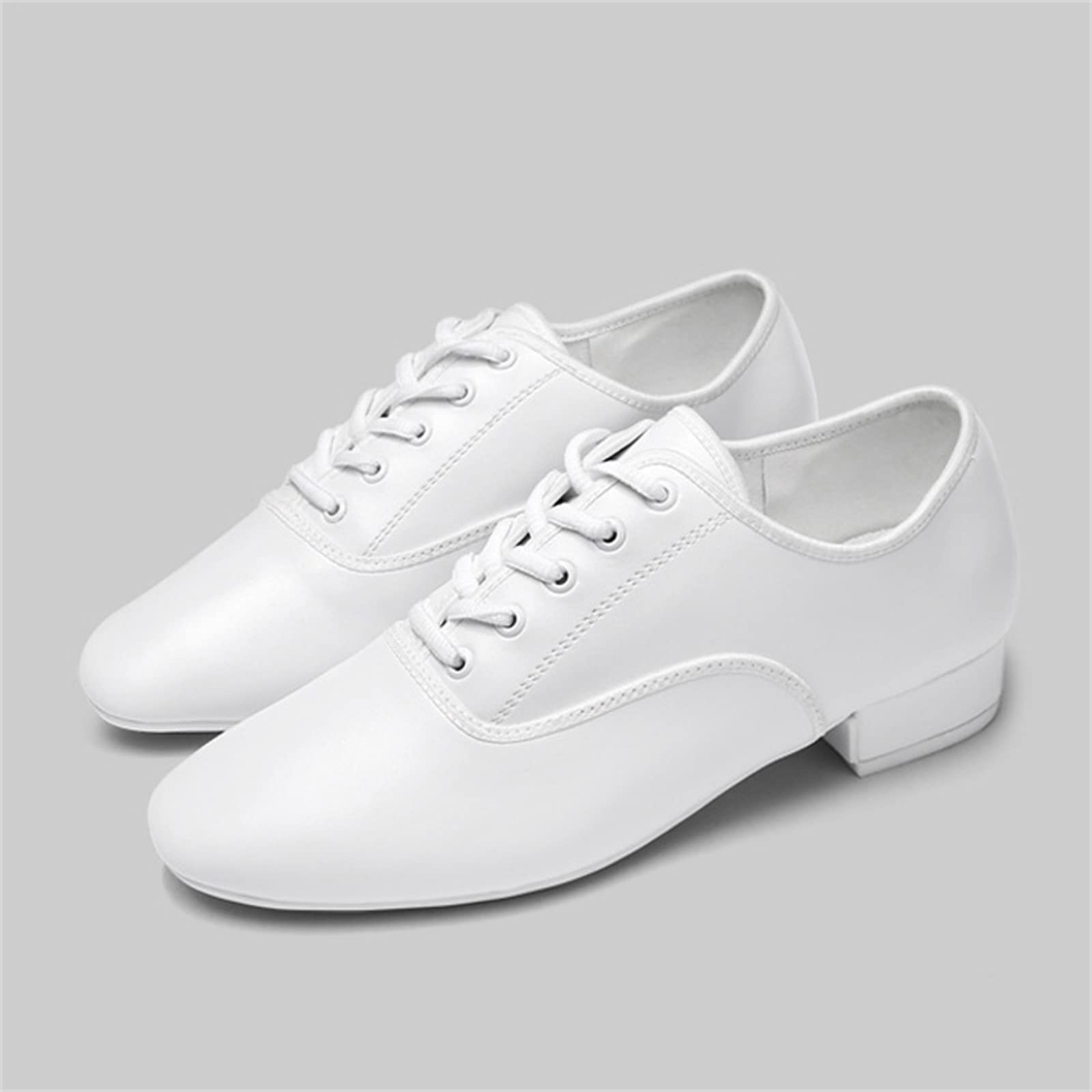 Zapatos De Baile para Hombre Zapatos De Baile Oxford Modernos Latinos Tacón Bajo Salón De Baile