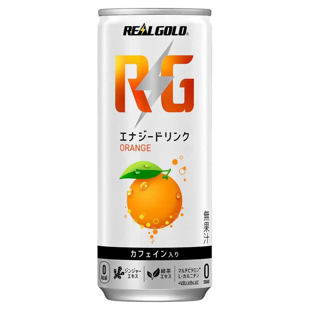Amazon.co.jp: リアルゴールド RG オレンジ 250ml 缶 ×30本 : 食品