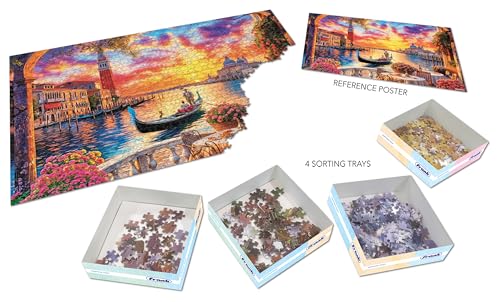 Image of Frank Gondola Ride 1500 Piece Jigsaw Puzzle for Adults & Teenagers | Puzzle Game for Ages 15+ | Matte Finish Board | Includes 4 Sorting Trays | Jigsaw Puzzle for Adults & Kids | Made in India