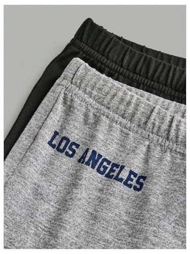 Girl's 2 Pack Letter Graphic Flare Leg Pants Leggings Bowknot Elastic Waist Bell Bottoms4