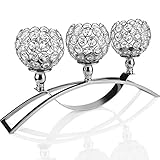 🌼Drei Kristall Kerzenhalter Hochzeit/Urlaub/Grundstück Menschen Geschenkdekoration 17 Zoll.Merkmal:.100%brandneu und von hoher Qualität..Menge:1 Stück.Materialwissenschaft:100%handgefertigter Kristall.Farbe:Silber.Größe:44 × 26 × 10 cm