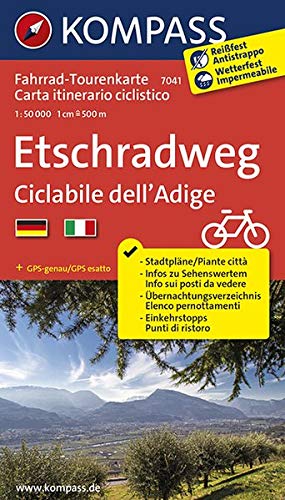 Télécharger Fahrrad-Tourenkarte Etschradweg - Ciclabile dell'Adige 1:50 000: Fahrrad-Tourenkarte. GPS-genau. livre En ligne