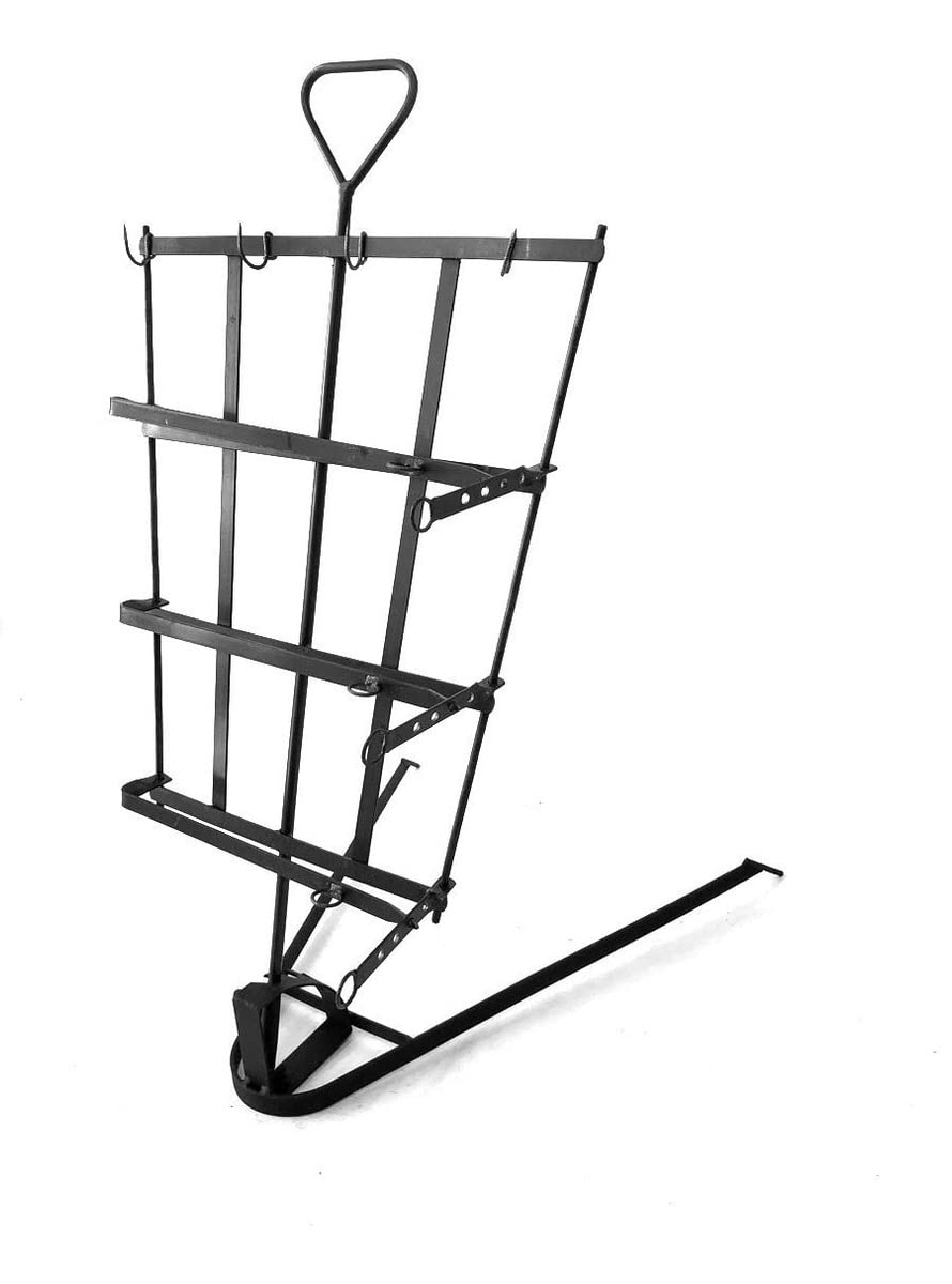 Griglia argentina Asador Croce in ferro resistente Made in Argentina - Premium Argentine Grill - Parrilla Asado (40")