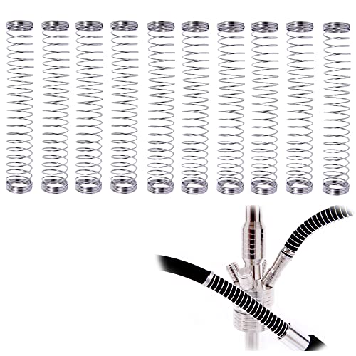 10 Stück Knickschutzfeder Shisha Schlauchfeder Shisha Schlauch Feder Anti Break Spring Shisha Zubehör Basics Shisha…
