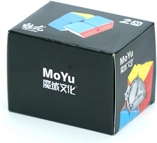 GAREGEAR MoYu 2x2 M Magnetic Stickerless Speed Cube - MFJS MEILONG 2x2x2 M Cubing Classroom Cube - Image 4