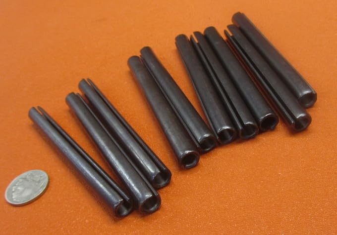 Steel Slotted Spring Pins, 3/8