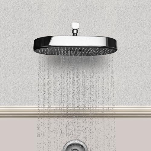 BonKaso ABS | Monsoon Rain Shower | 8 inch | Chrome finish (B0D2J71GMN) Amazon Price History, Amazon Price Tracker