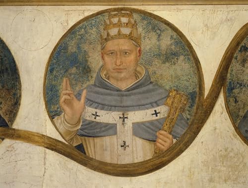 Affiche de peinture Fra Angelico, tableau d'art abstrait Pape Innocent V, toile salon 60x90cm
