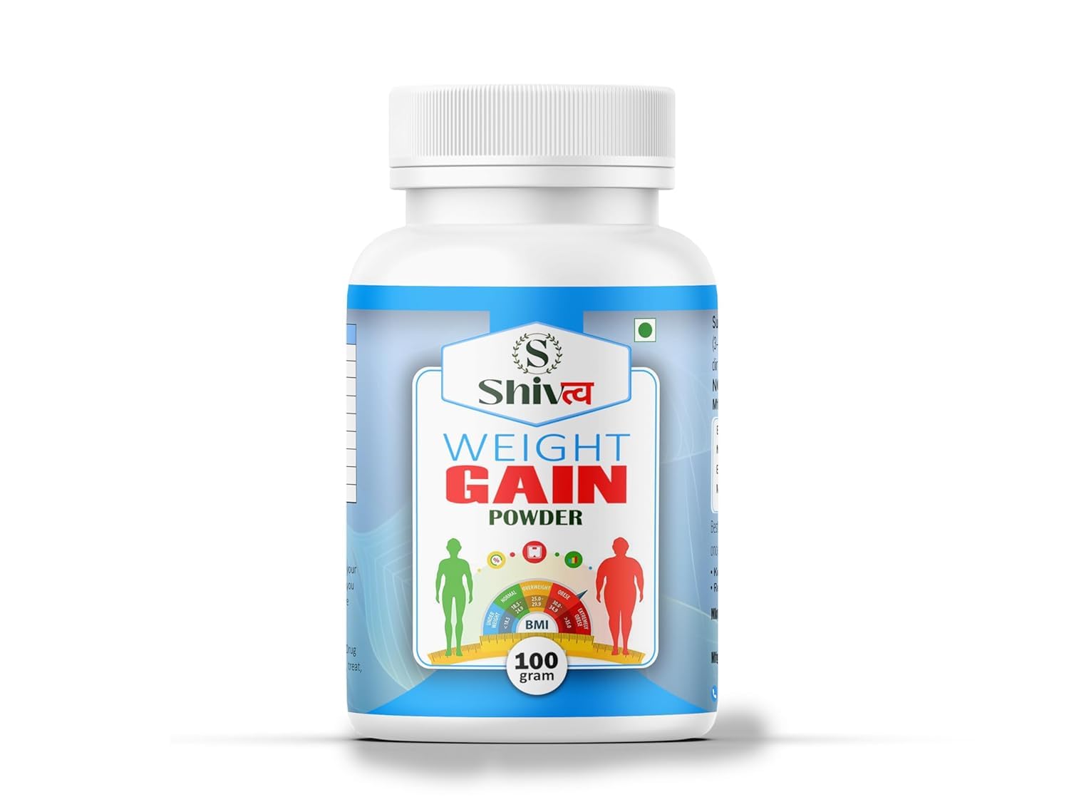 SHIVATV Weight Gain Powder, Ayurvedic Blend for Muscle Mass and Energy, 100g-image-3
