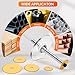 Inside Pipe Cutter for PVC Pipe, Cutter Tool Set with Scale Adjustable Depth Gauge, 5PCS Saw Blades and Hex Shank, Internal Plastic ABS Pipe Cutter Set