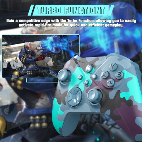 Image of Nonbliep for Xbox Controller, Compatible with Xbox One X|S, Xbox Series X|S, PC, Special Edition Custom Wireless Controller with 6-Axis Motion Control /3.5mm Audio Jack /Dual Vibration /Turbo