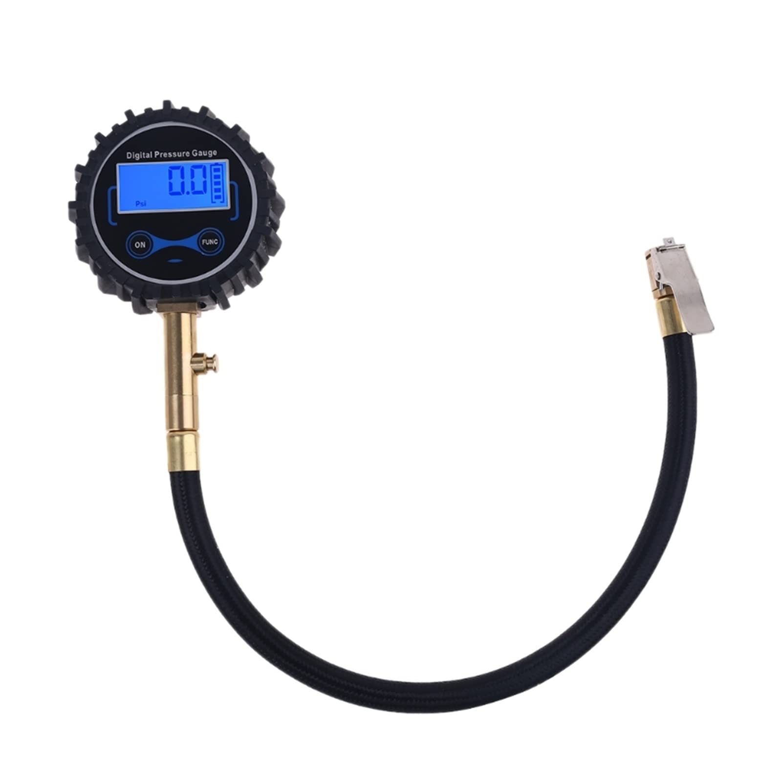 Manomètre pour pneus, Pneu numérique avec mandrin à air clip rapide for dégonflage, adapté aux voitures, camions et véhicules 200 PSI/BAR/KPA/KGF/CM², vente en gros