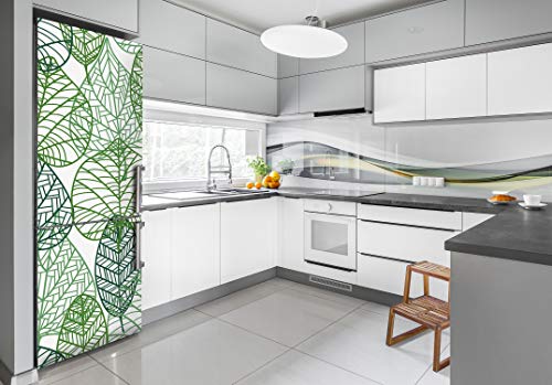 Decoración de cocina moderna con vinilo autoadhesivo de nevera 60x180 cm 3