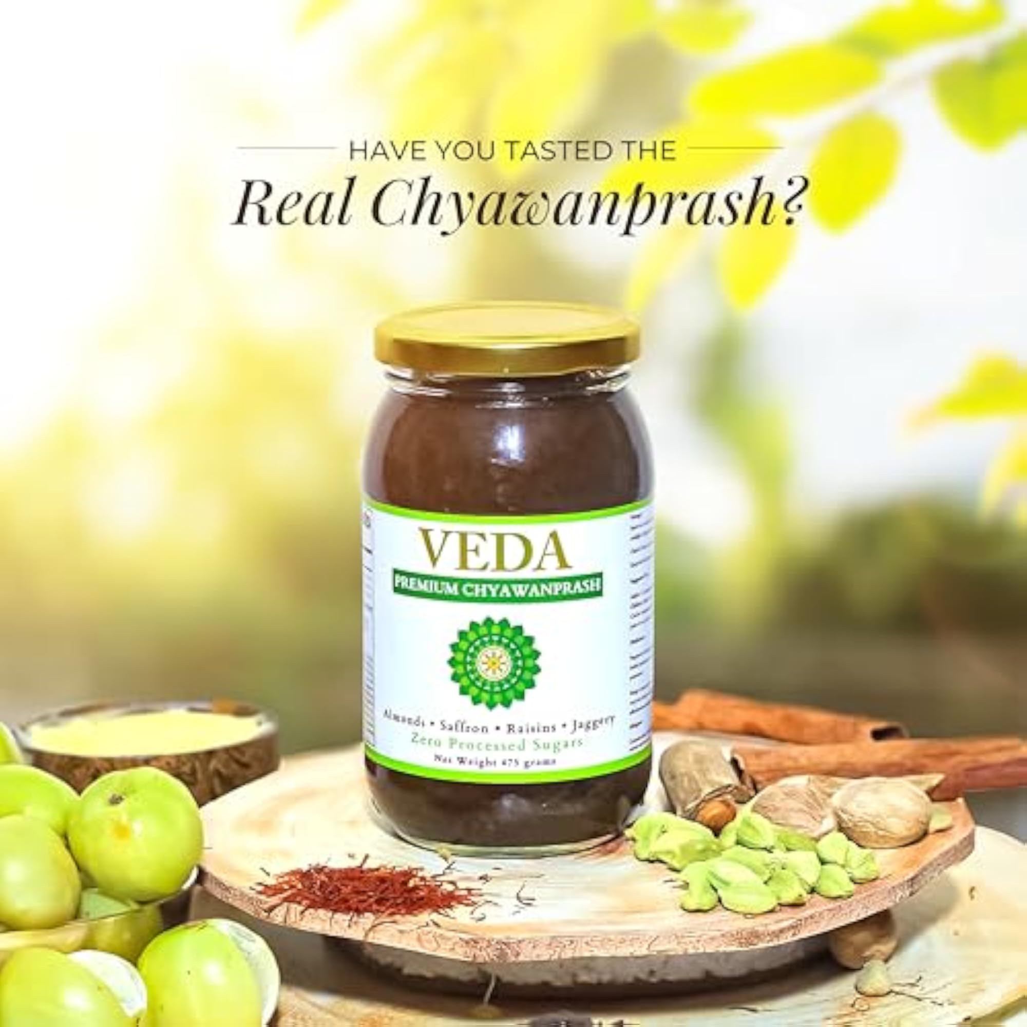 Veda Chyawanprash 1000 Gm with Almonds & Saffron