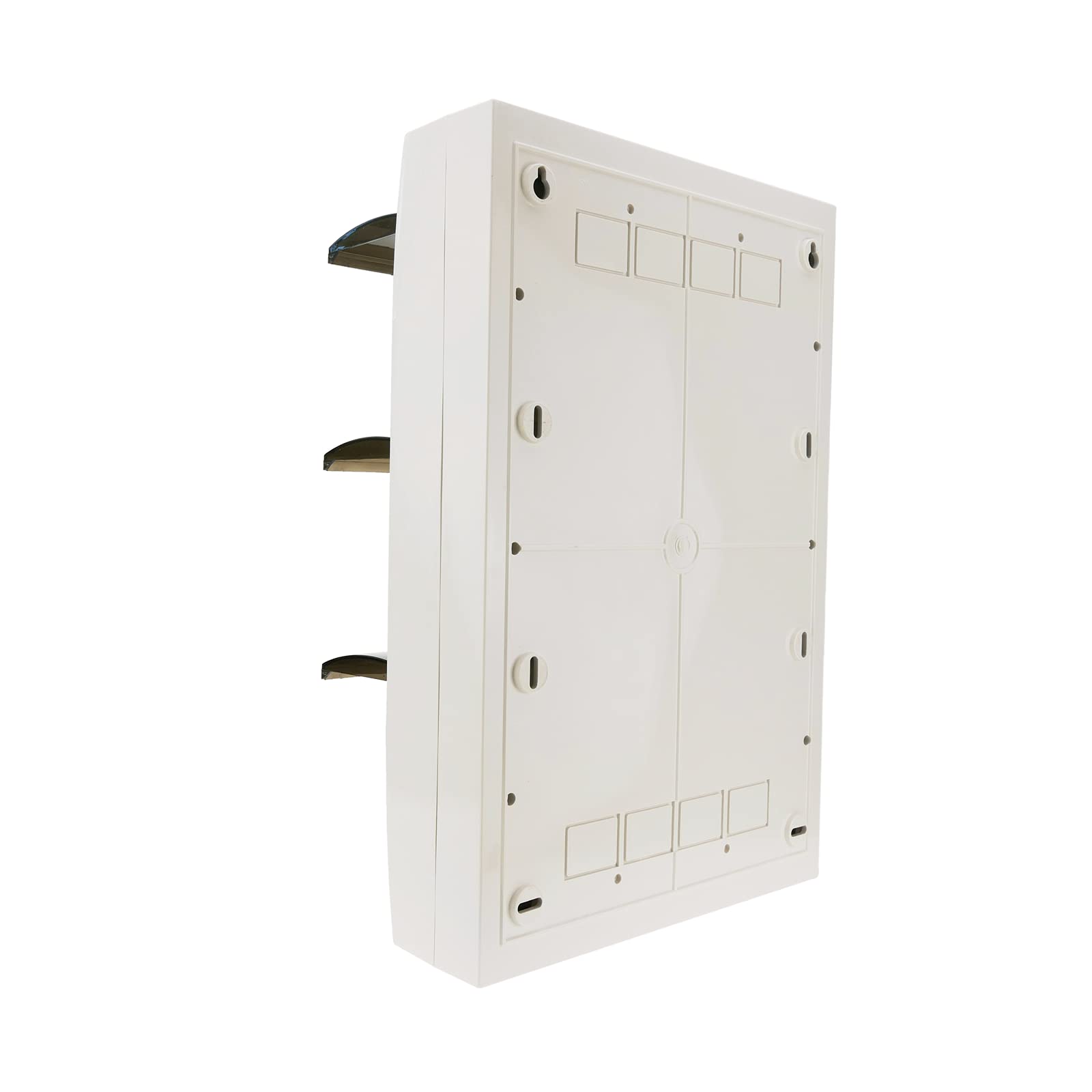 BeMatik - Caja de distribución eléctrica de 36 módulos de 17.5 mm de Superficie de plástico ABS SPN IP40