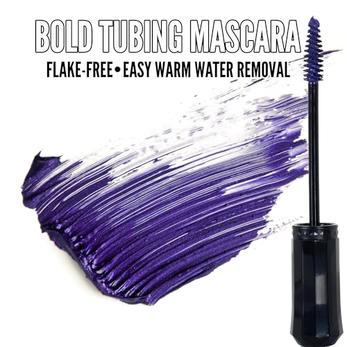 Image of Mynena Purple Lash Tubing Mascara | Smudge-Proof Flake-Free Long Lasting Lightweight Eyelash Extension Effect | Lengthening Defining Curling Buildable Formula Eye Makeup