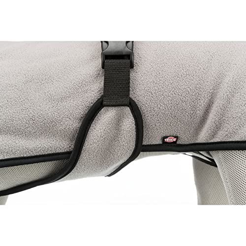 TRIXIE Mäntel und Schichten - Fleecejacke Grenoble M, 45 cm, grau