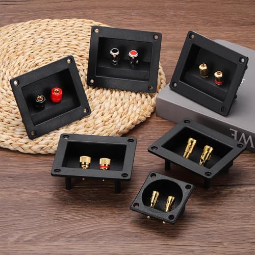 2 Piezas Terminal para Caja de Altavoz 90x80mm miniatura 5