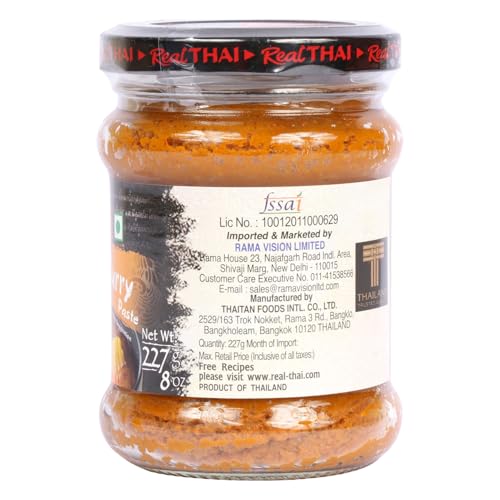 Image of Real Thai Yellow Curry Paste 227gm (Pack of 3)