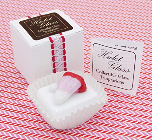 Valentine Candy Corn Collectible Art Glass Chocolate Treat #TOP3