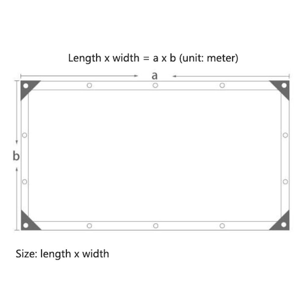 Rotolo di tessuto con protezione UV, traspirante, per uso esterno, balcone e patio, frangivento, installazione senza trapano, durevole per campeggio e serra, 5 x 10 m