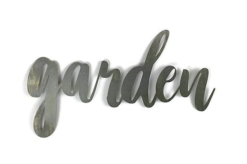 Miniatura 99 de Steel Metal Script Word Art - Various Sizes and Finishes (cheers Small 12.5x6", Raw, Unfinished Steel)