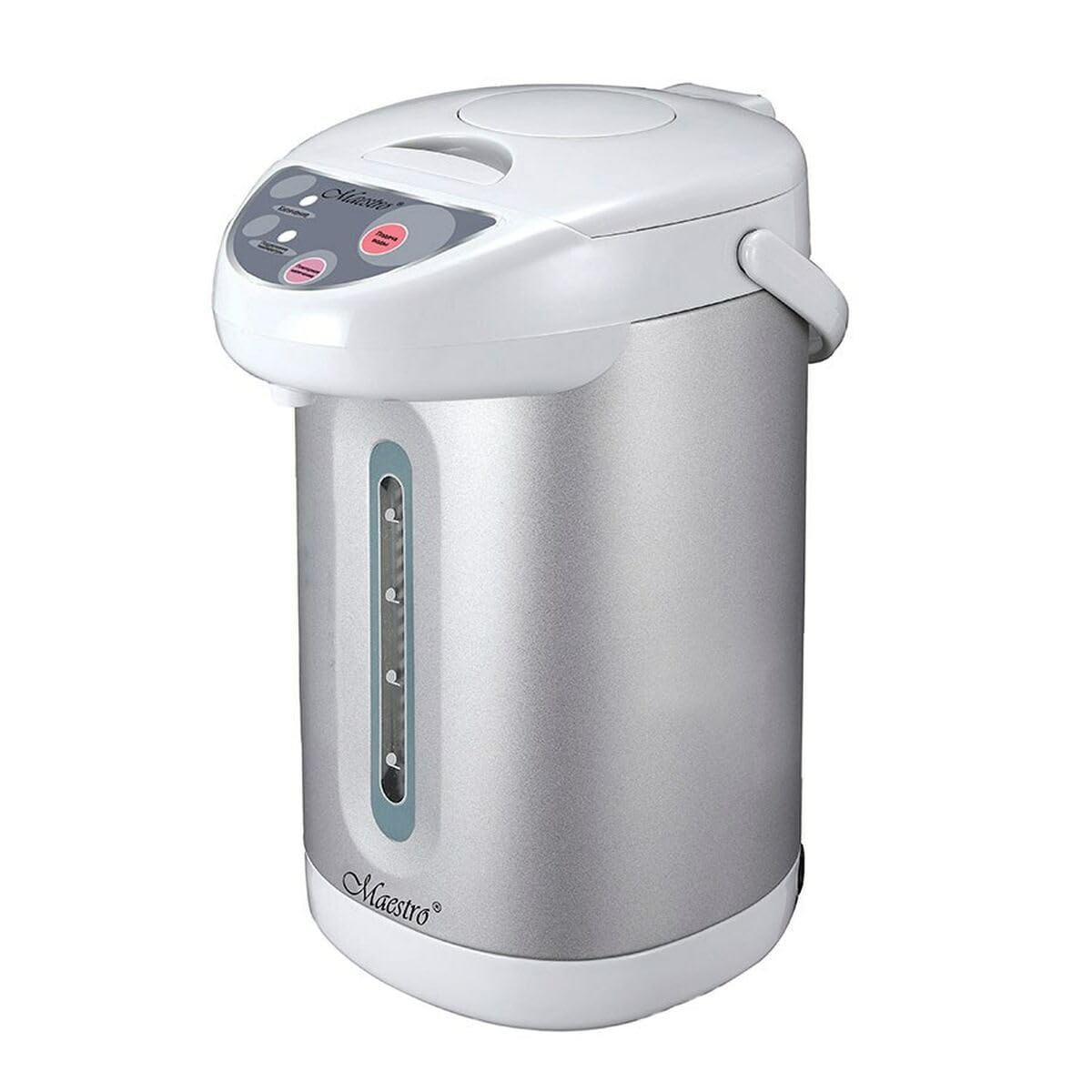 Bouilloire MR-084 Blanc Gris Acier Inoxydable Plastique 750 W 4,5 L