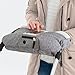 Skip Hop Stroll-and-Go Three-Season Hand Muff, One Size, Heather Grey