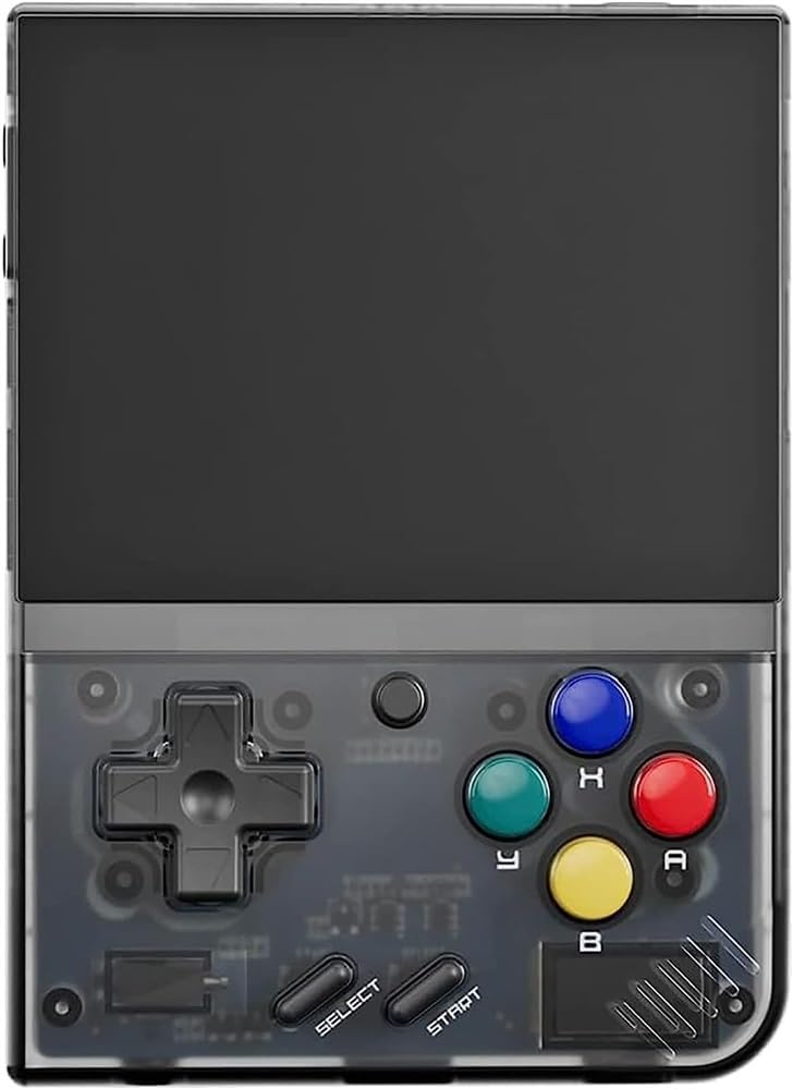 Consola de juegos portátil, consola retro de código abierto con tarjeta TF de 64 G, más de 7000 juegos clásicos, soporte WiFi