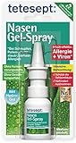 tetesept Nasen Gel-Spray – Nasenspray mit Hydro-Gel-Feuchtigkeitsfilm – Nasenpflege für Befeuchtung und Schutz der Nasenschleimhäute – 1 x 20 ml