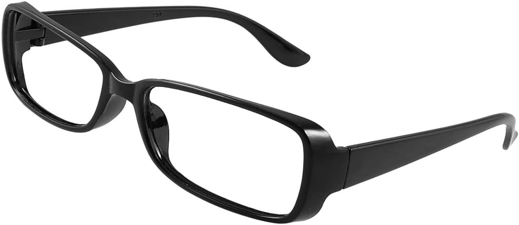 Rectangle Shaped Full Rim Eyeglasses Spectacles Glasses Frame Black