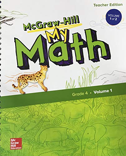 My Math Grade 4 Volume 1 - Teacher Edition 0079057756 Book Cover